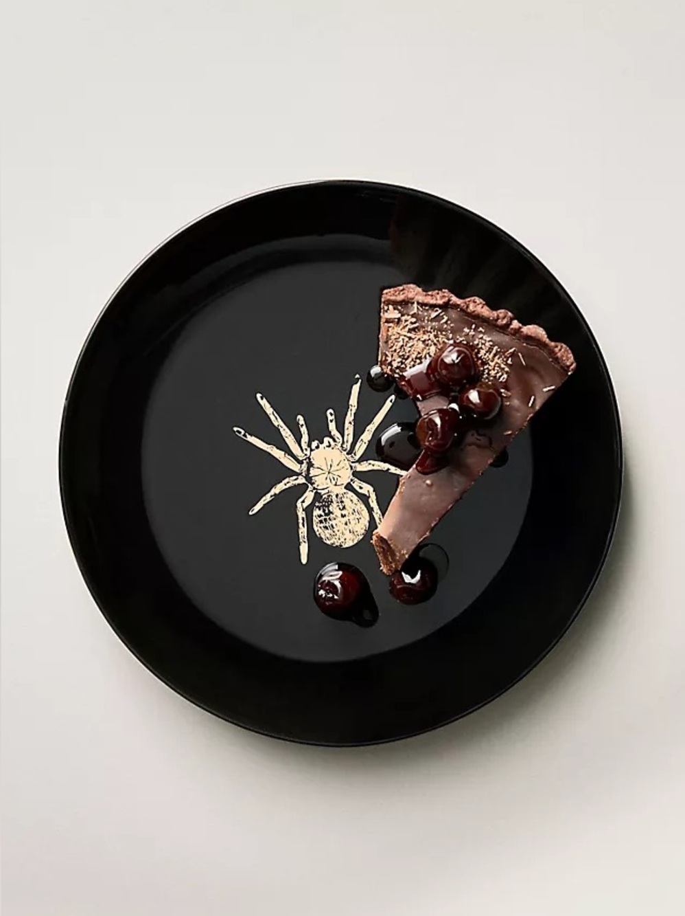 2 ANTHROPOLOGIE NEW Catherine Martin Midnight Creatures Stoneware Dessert Plate